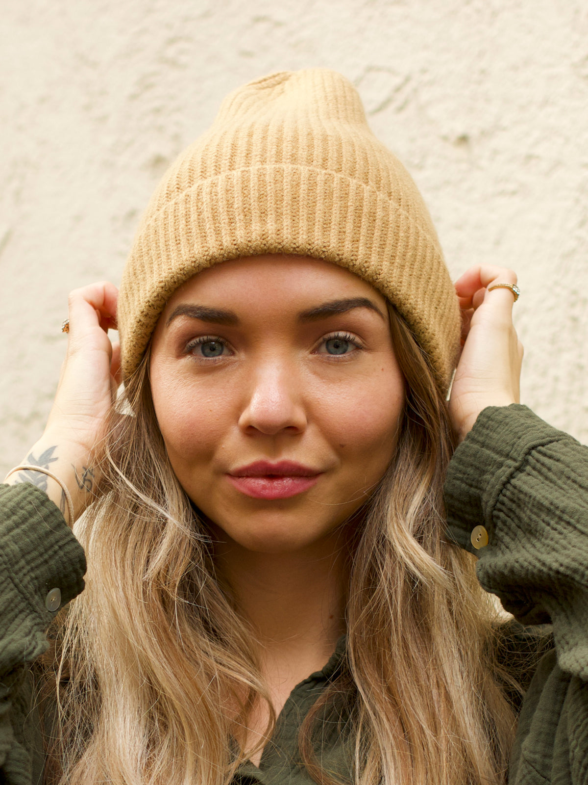 Mütze aus Viskose Mix - Lea