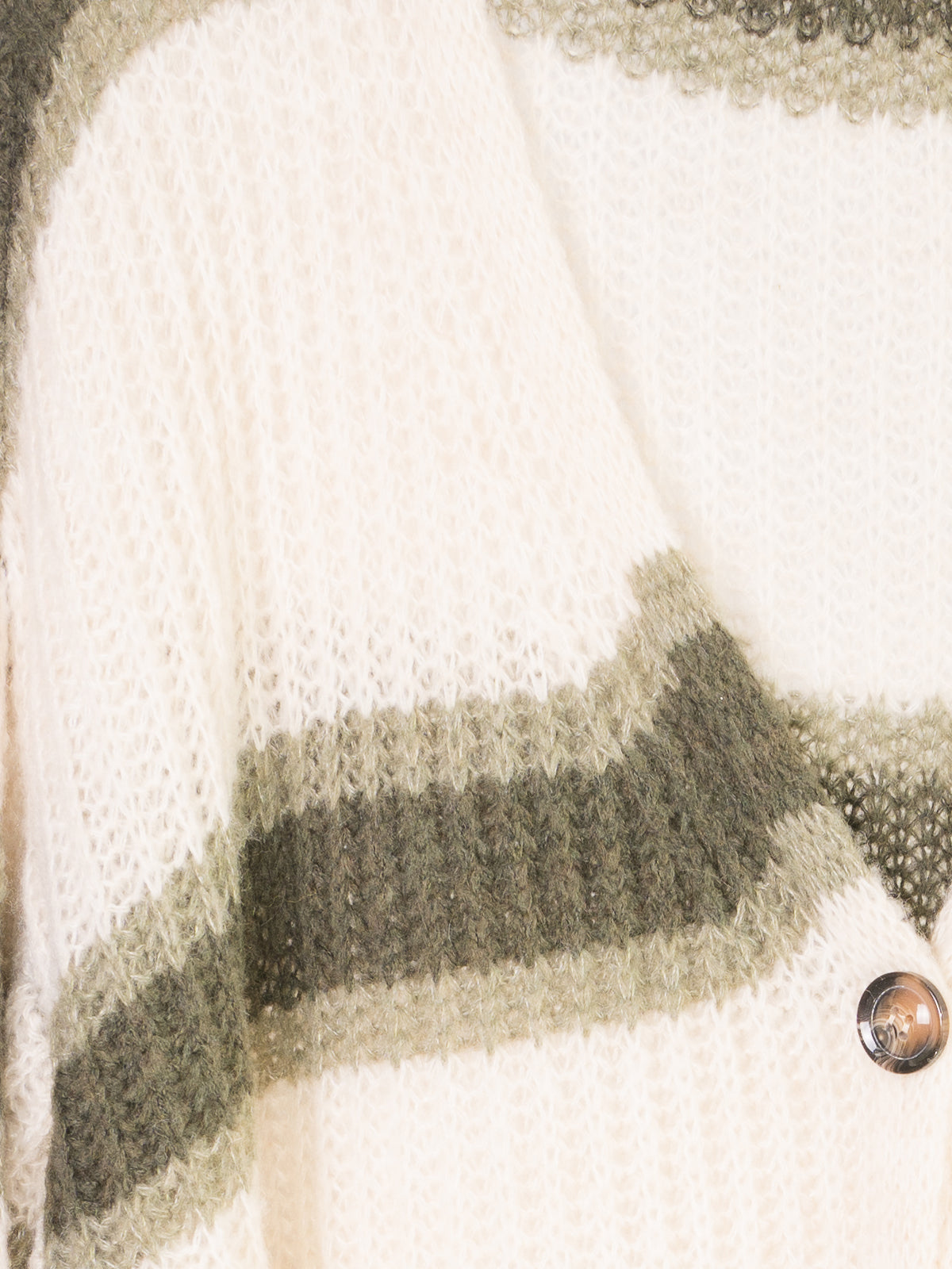 Strick Cardigan - creme khaki