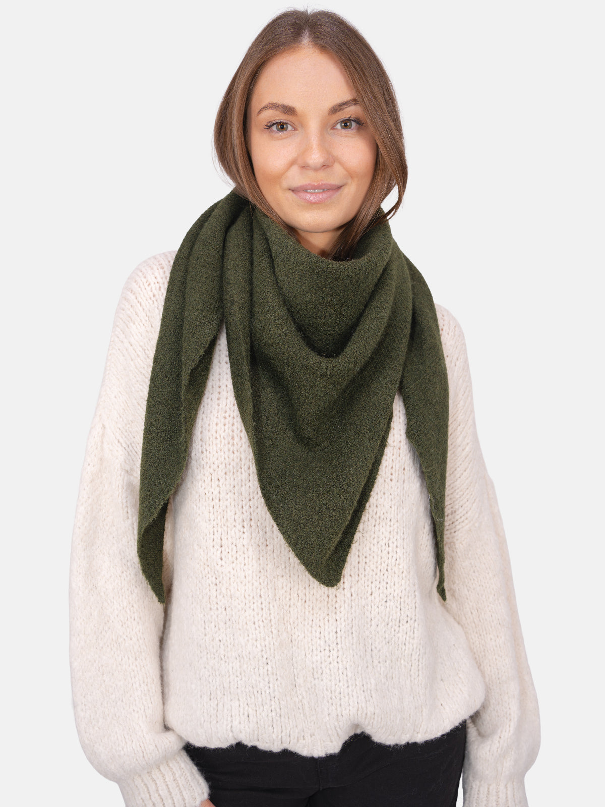 Dreieck Schal Dakota #Farbe_Dark Khaki