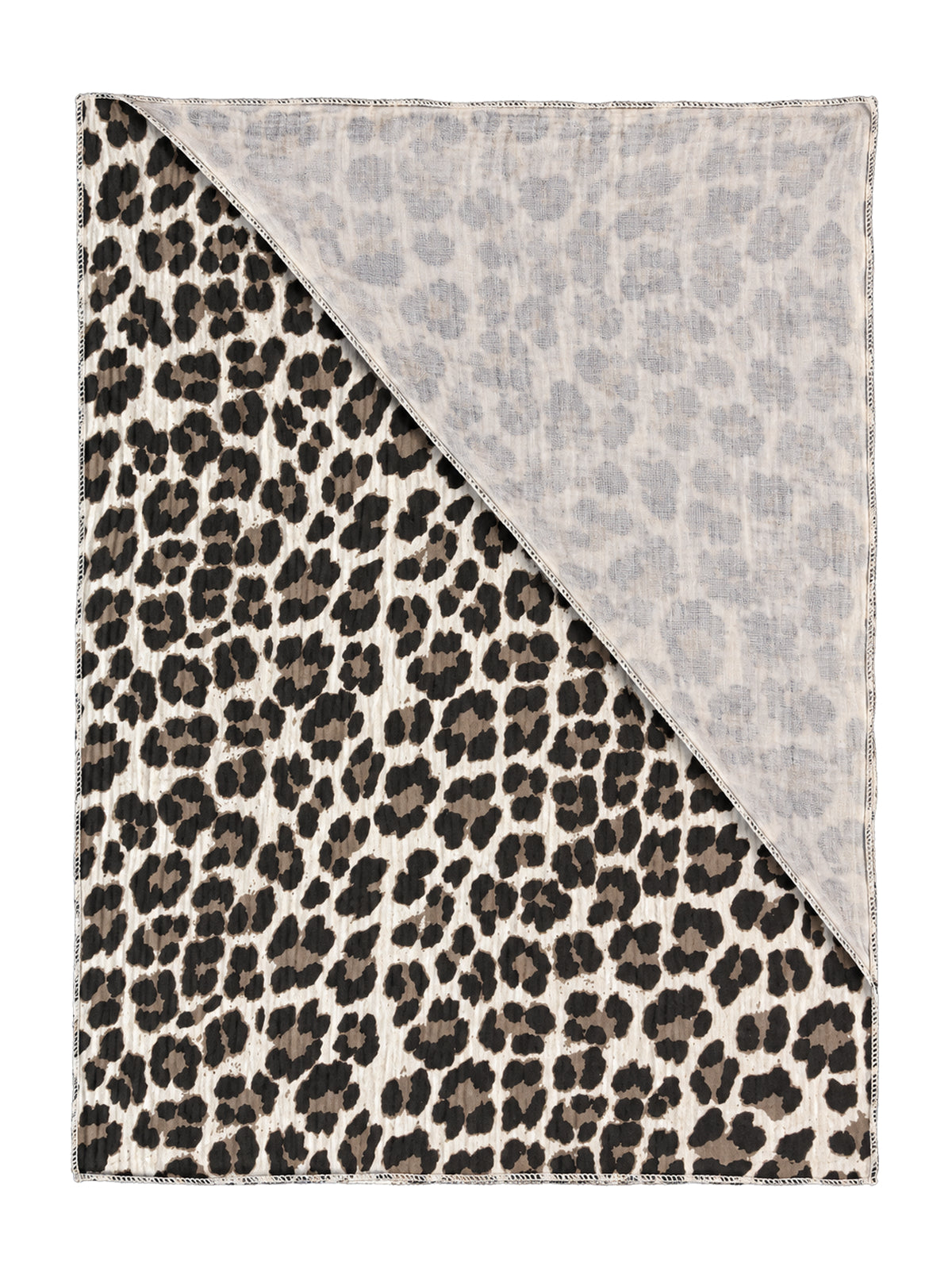 Musselin Schal Rechteck Leo #Farbe_Beige Leo