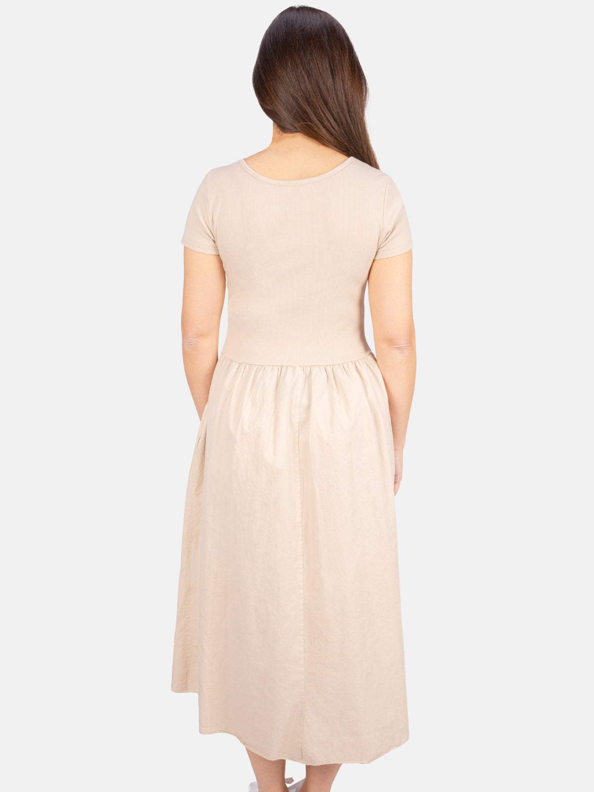 Lockere Damen Maxi Kleid - Ayda