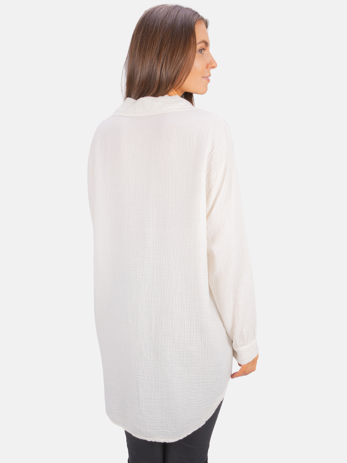 Lange Musselin Bluse - Susie