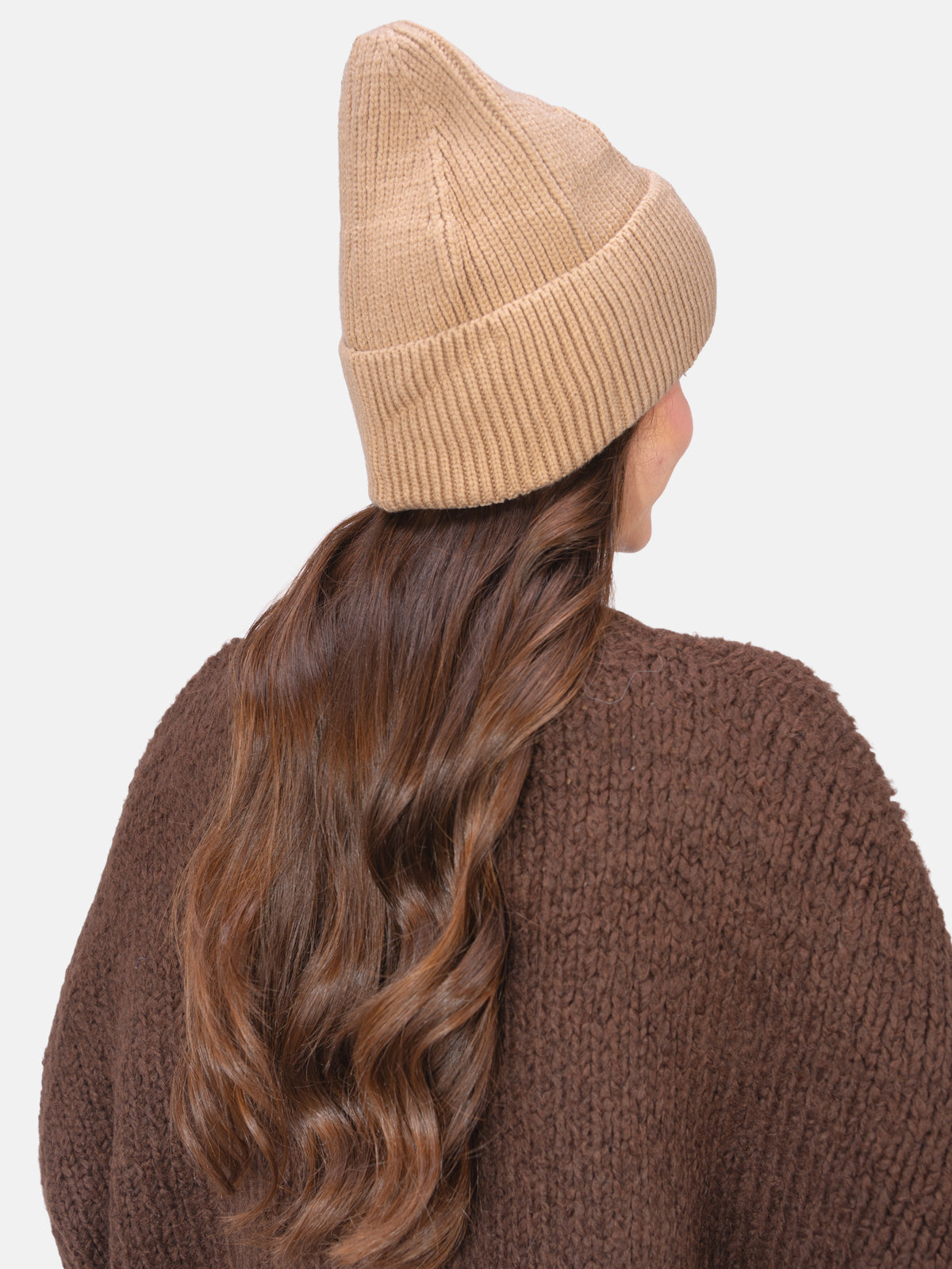 Damen Mütze mit Herz - Zoe in Espresso #Farbe_Beige