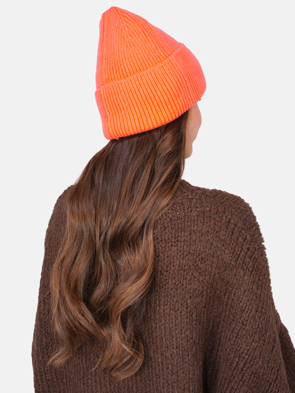 Damen Mütze mit Herz - Zoe in Espresso #Farbe_Orange