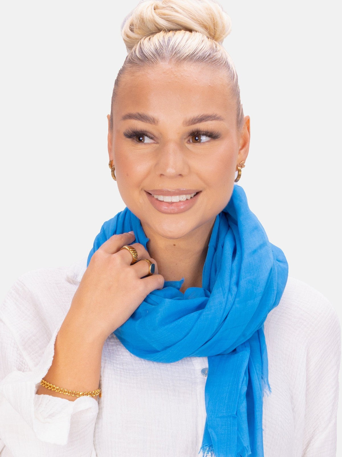 Schal Alessandra in Blau #Farbe_Blau