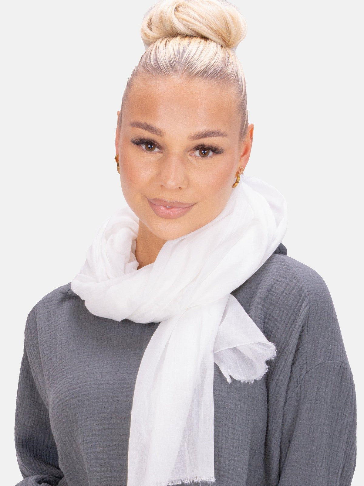 Schal Alessandra in Weiß #Farbe_Weiß