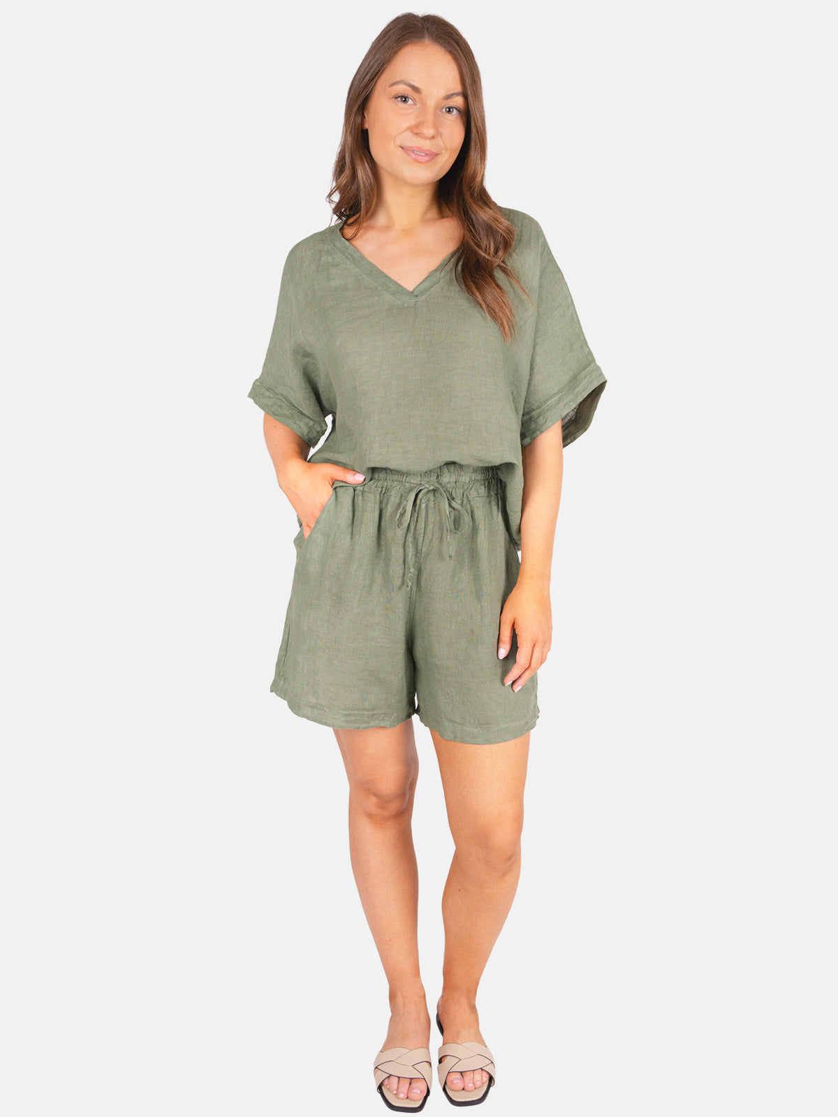 Leinen Shorts - Beatrice