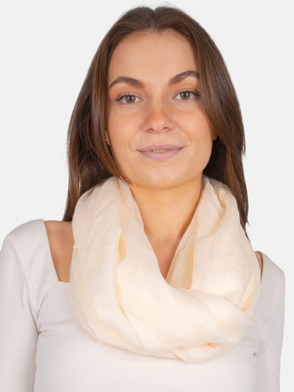 Loop Carina in Creme #Farbe_Creme