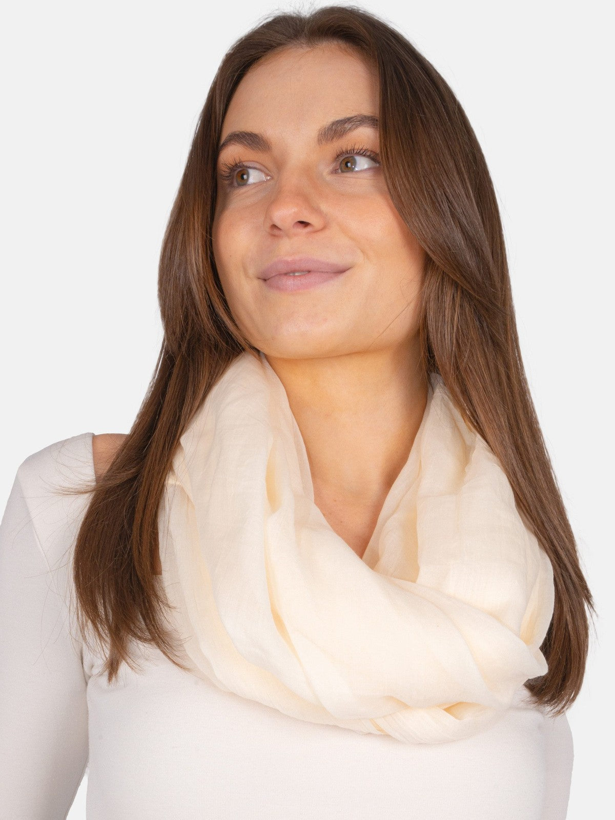 Loop Carina in Creme #Farbe_Creme