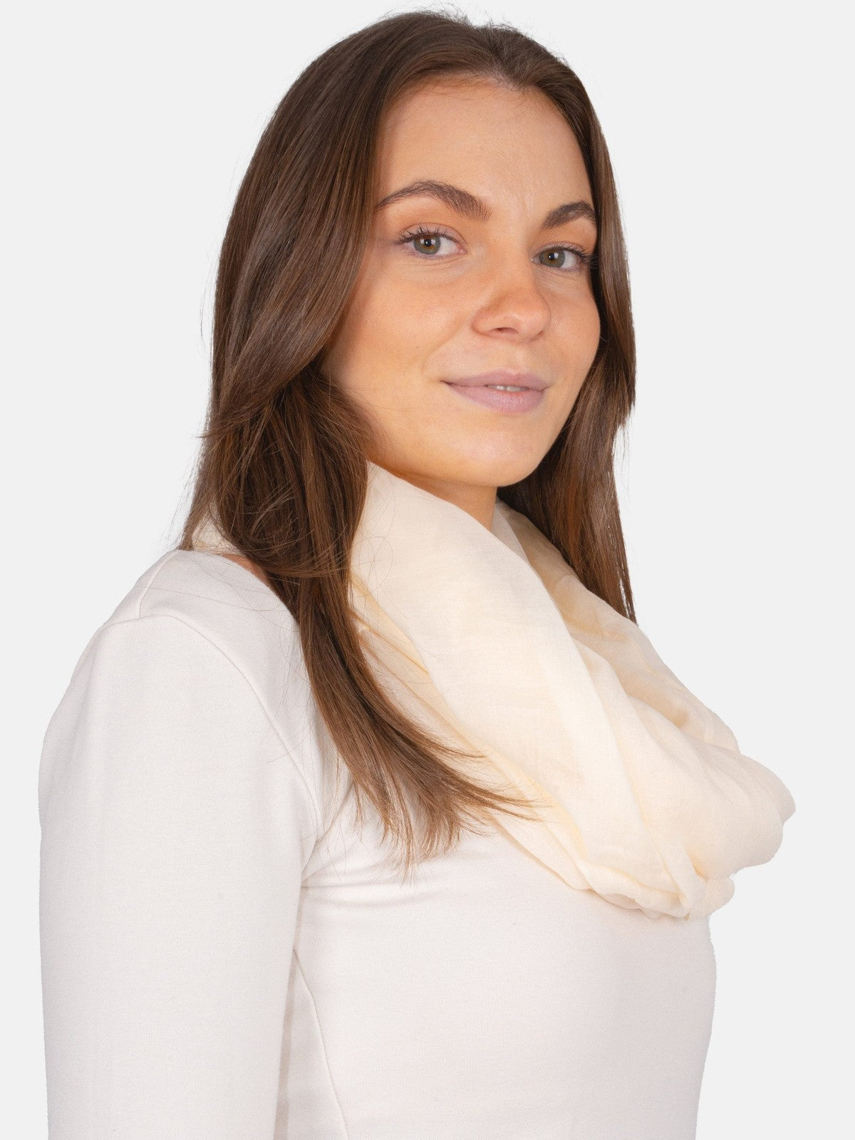 Loop Carina in Creme #Farbe_Creme