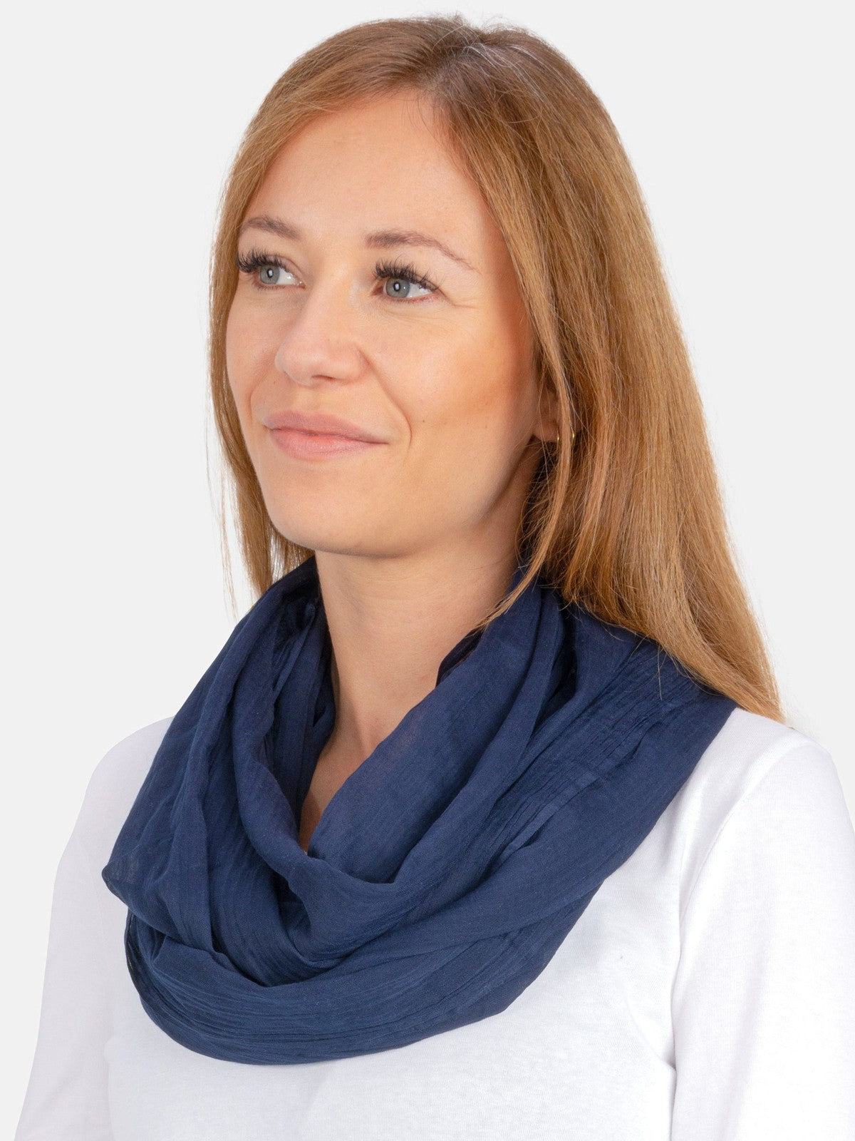 Loop Carina in Dunkelblau #Farbe_Dunkelblau