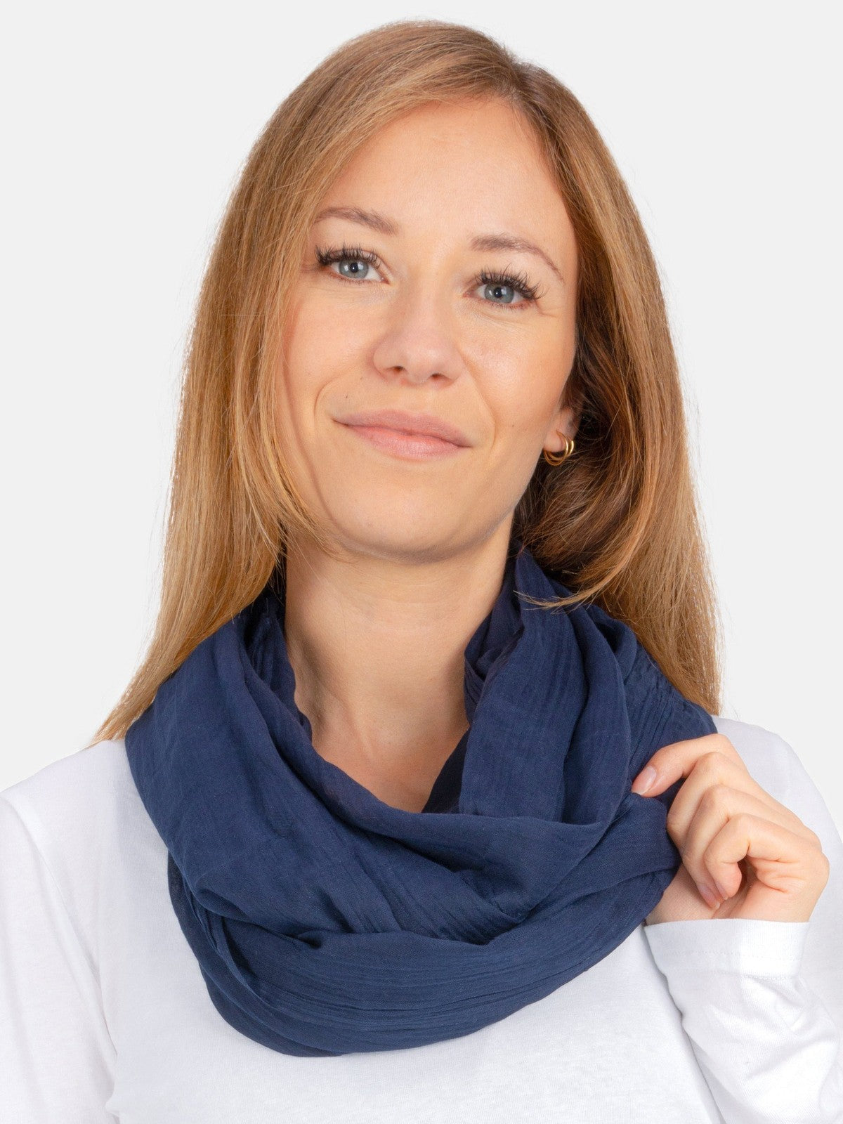 Loop Carina in Dunkelblau #Farbe_Dunkelblau