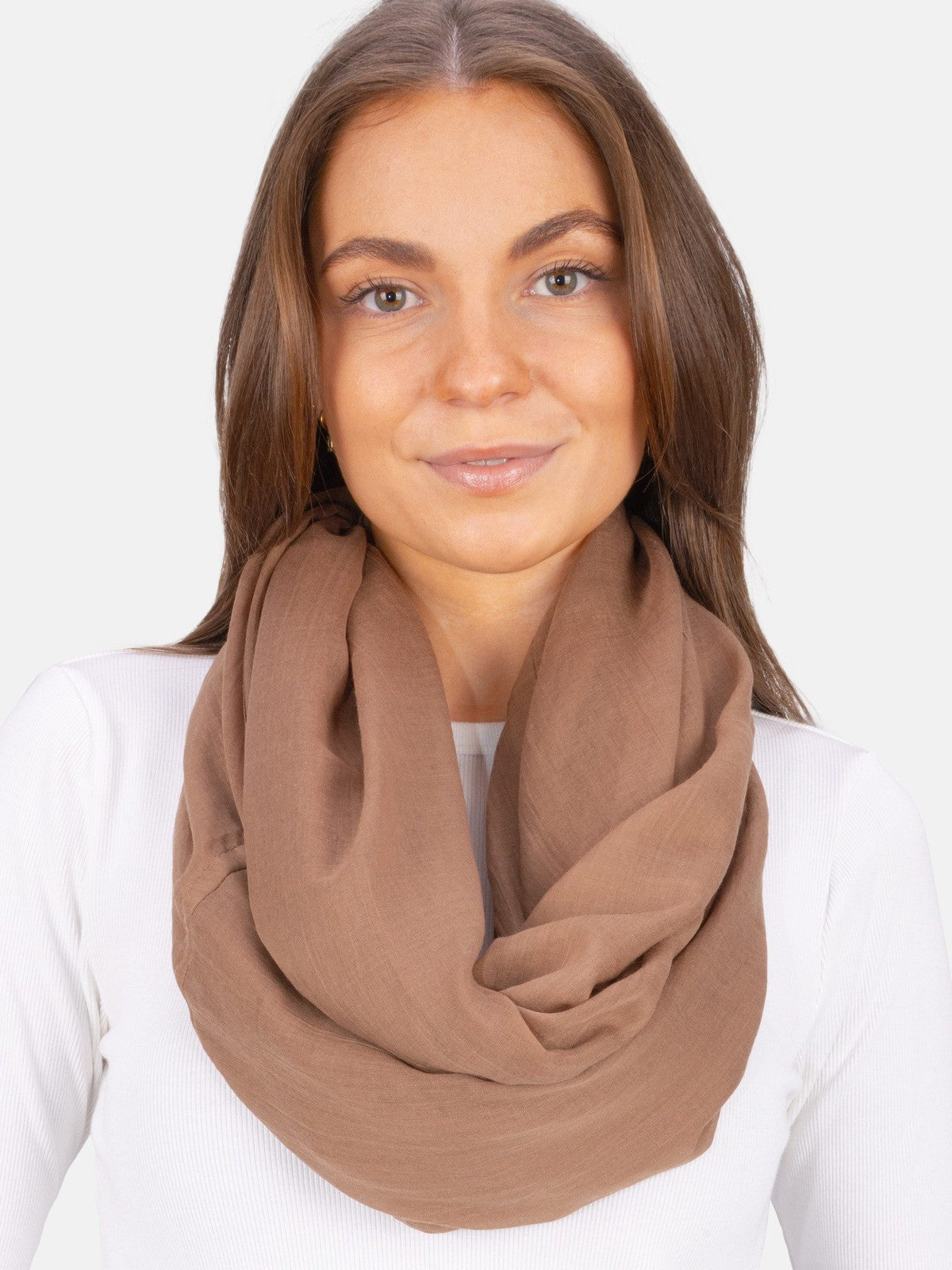 Loop Carina in Light Brown #Farbe_Light Brown