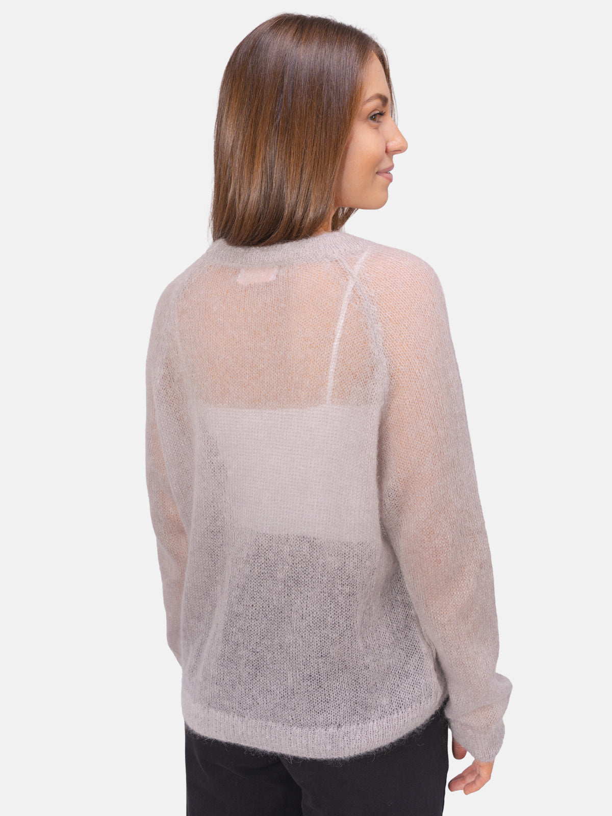 Mohair Strickpullover Chelsea #Farbe_Ecru