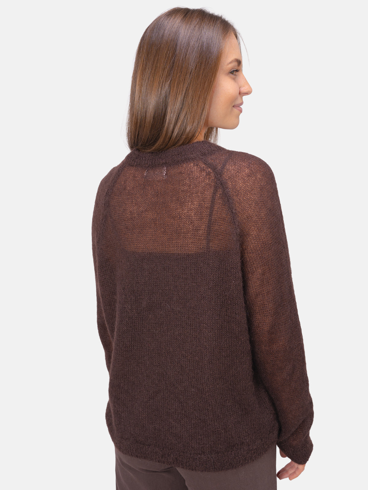Mohair Strickpullover Chelsea #Farbe_Mokka