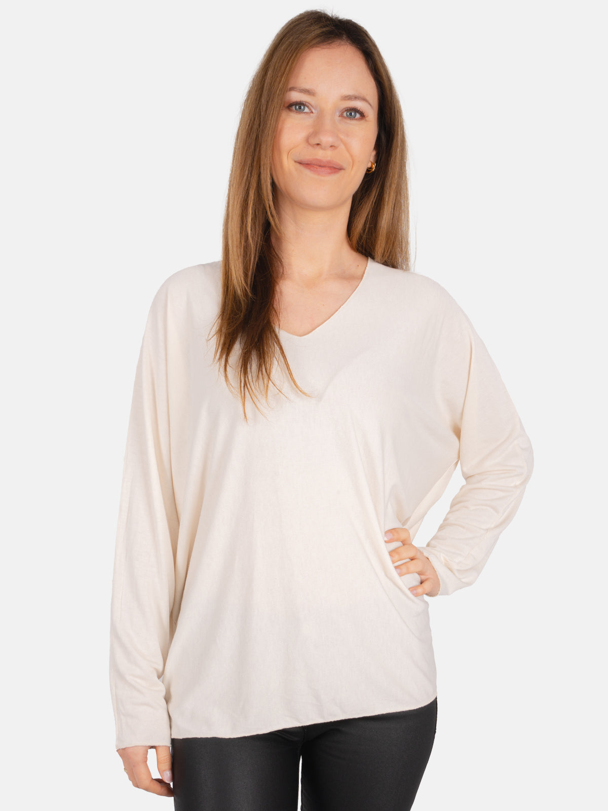 Lockeres & bequemes Damen Langarmshirt - Maya