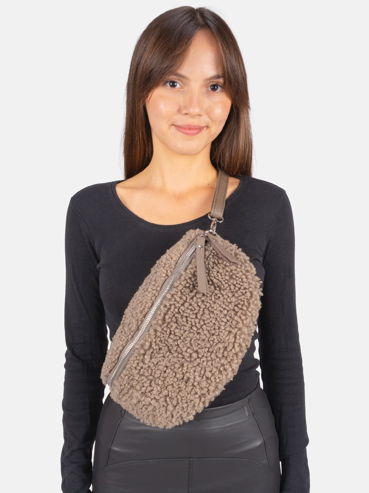 Stofftasche Crossbody Bag mittelgroß - Curly - mehrere Farben