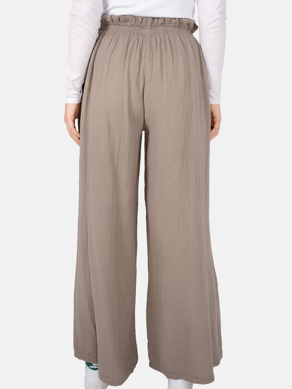 Lockere Musselinhose Liska in Taupe #Farbe_Taupe