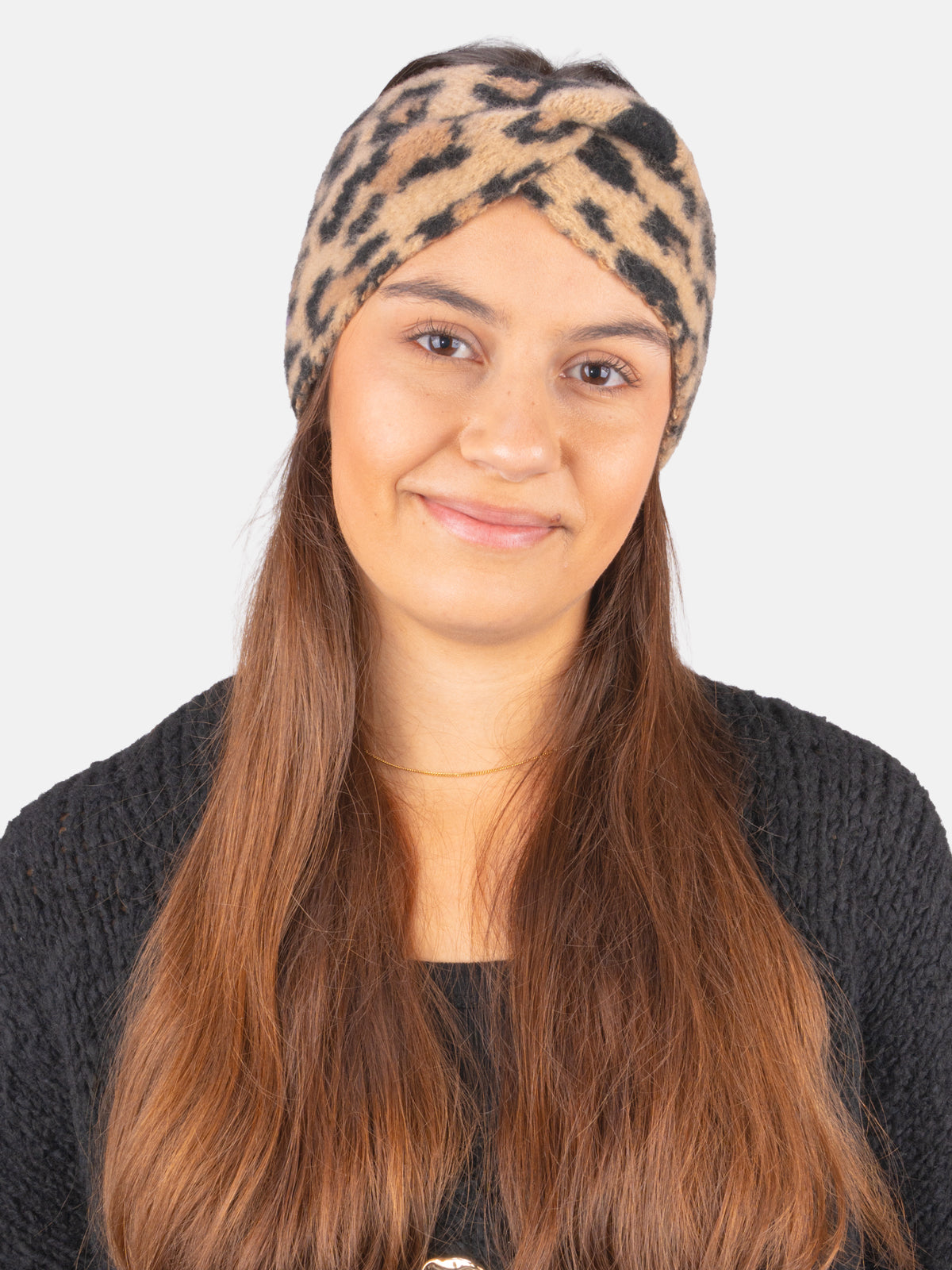 Damen Stirnband Leo Muster - Tanja