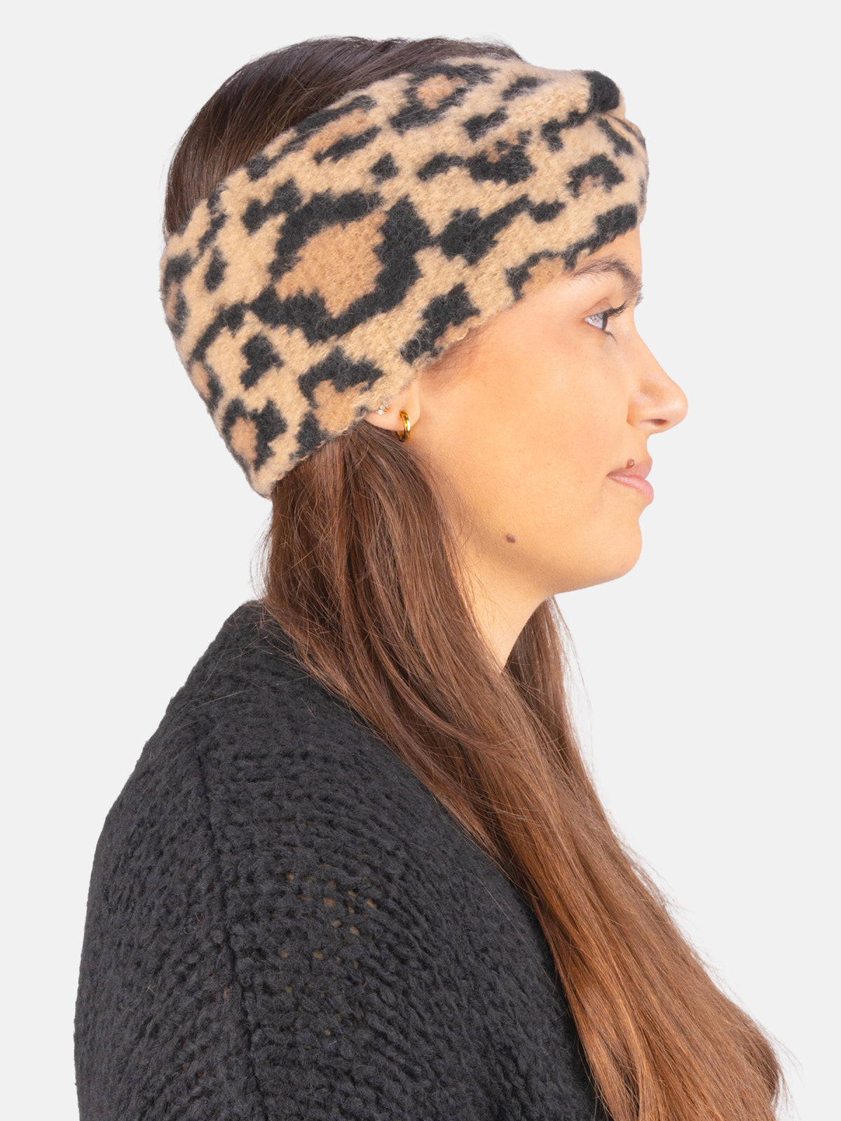 Damen Stirnband Leo Muster - Tanja