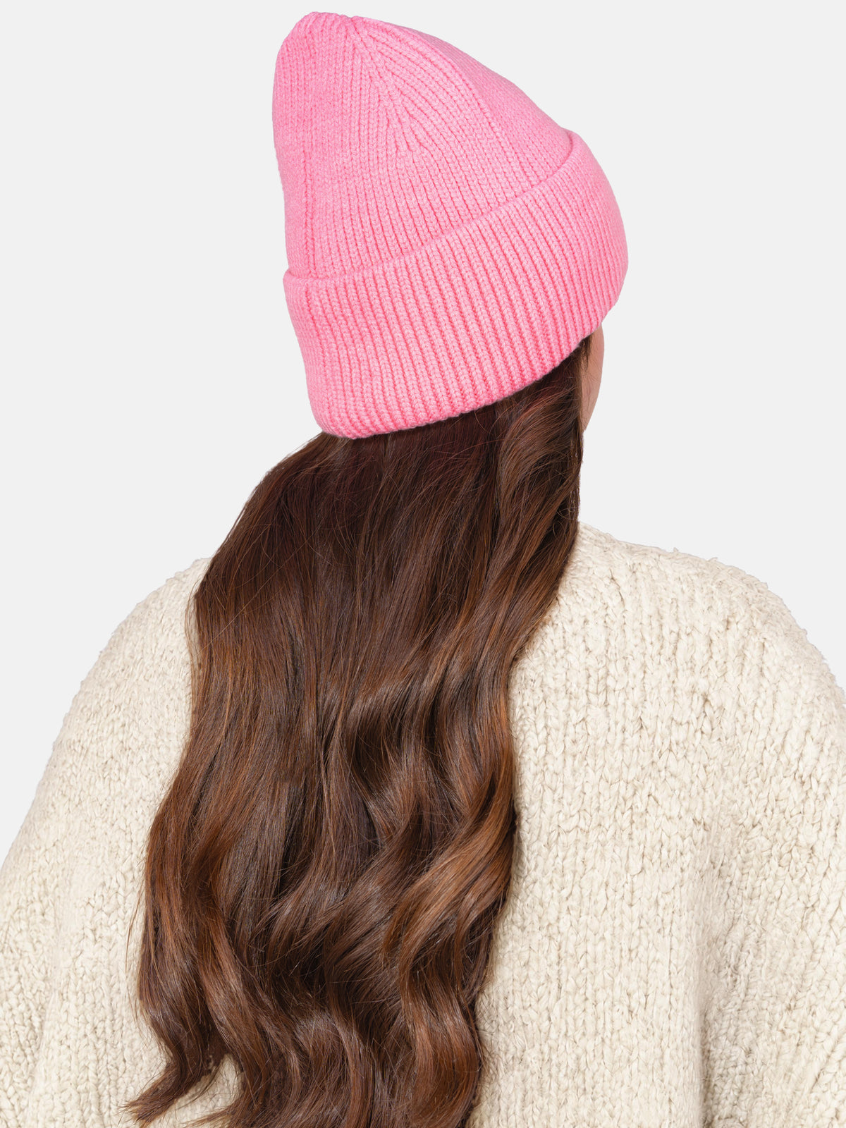 Damen Mütze mit Herz - Zoe in Espresso #Farbe_Light Pink